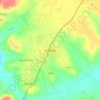 Bodinga topographic map, elevation, relief