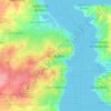 Maracaibo topographic map, relief map, elevations map