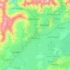 Valencia topographic map, relief map, elevations map