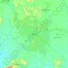 Akure topographic map, relief map, elevations map