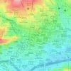 Parroquia Catedral topographic map, relief map, elevations map