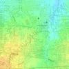 Tudun Wada topographic map, elevation, relief