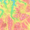 Nordland topographic map, relief map, elevations map