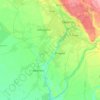 Owerri West topographic map, elevation, relief