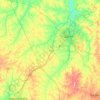 Asa topographic map, elevation, relief
