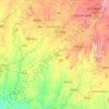 Osun topographic map, elevation, relief