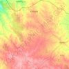Katsina topographic map, elevation, relief