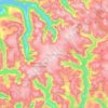 Jostedalsbreen topographic map, relief map, elevations map