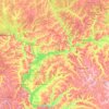 Tatarstan topographic map, elevation, relief