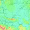Vojvodina topographic map, elevation, relief