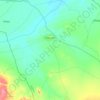 Gwaram topographic map, elevation, relief
