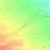 Taura topographic map, elevation, relief