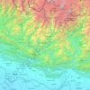 Sagarmatha topographic map, elevation, relief