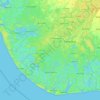 Bayelsa topographic map, relief map, elevations map
