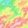 Sti Fadma topographic map, elevation, relief