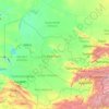 Uzbekistan topographic map, elevation, relief