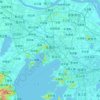 Wuxi City topographic map, elevation, relief