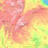 Oromia Region topographic map, elevation, relief