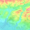 Ovia South-West topographic map, elevation, relief