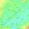 Ebonyi topographic map, elevation, relief