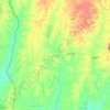 Iwajowa topographic map, elevation, relief