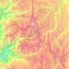 Zona Reservada Cordillera Huayhuash topographic map, elevation, relief